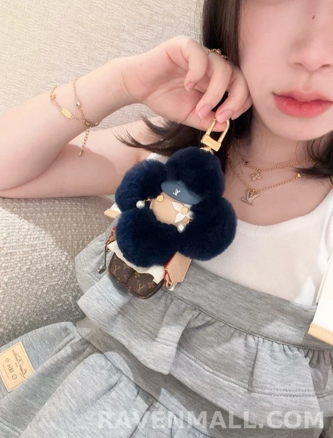 루이비통 루이비통 모노그램 플라워 더블 레이어 목걸이 상세 이미지