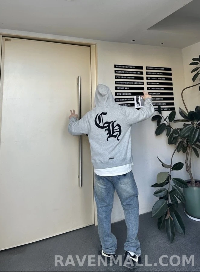 크롬하츠 크롬하츠 레터링 로고 맨투맨 상세 이미지