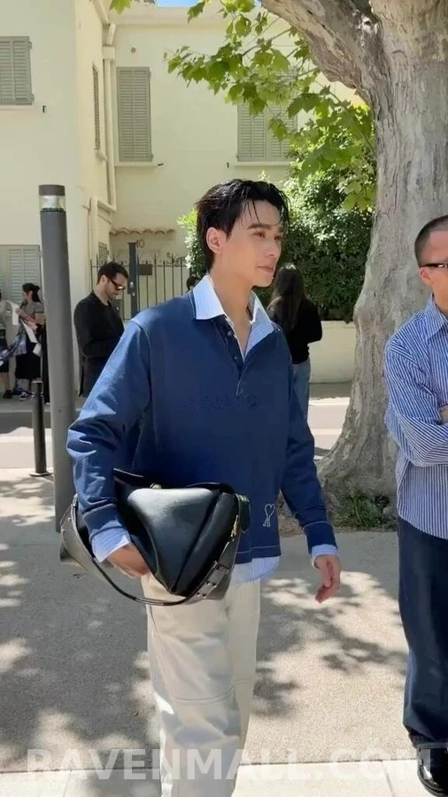 아미 아미 하트 로고 긴팔 폴로 티셔츠 상세 이미지