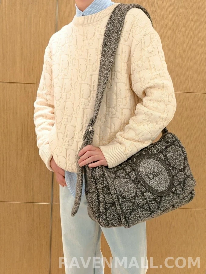 디올 디올 로고 자카드 니트 상세 이미지