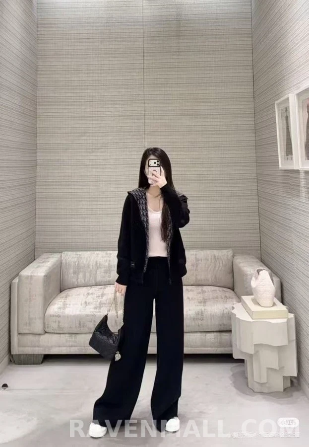 디올 디올 리버서블 캐시미어 울 후드 가디건 상세 이미지