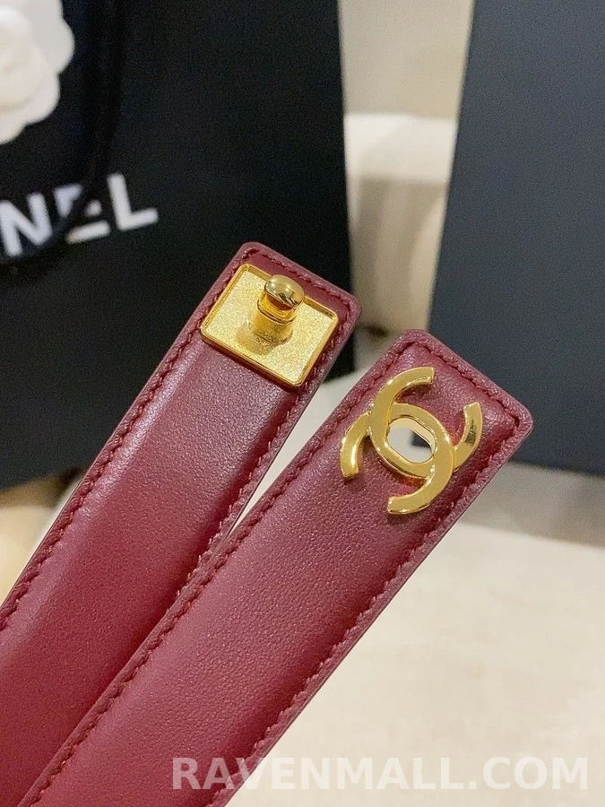 샤넬 샤넬 25mm 레더 벨트 상세 이미지
