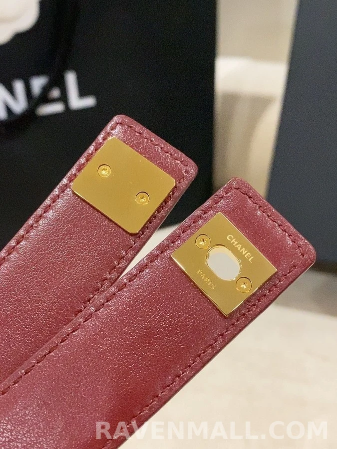 샤넬 샤넬 25mm 레더 벨트 상세 이미지