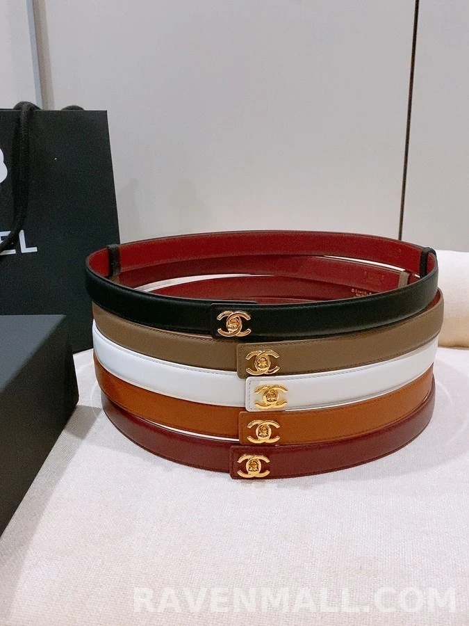 샤넬 샤넬 25mm 레더 벨트 상세 이미지