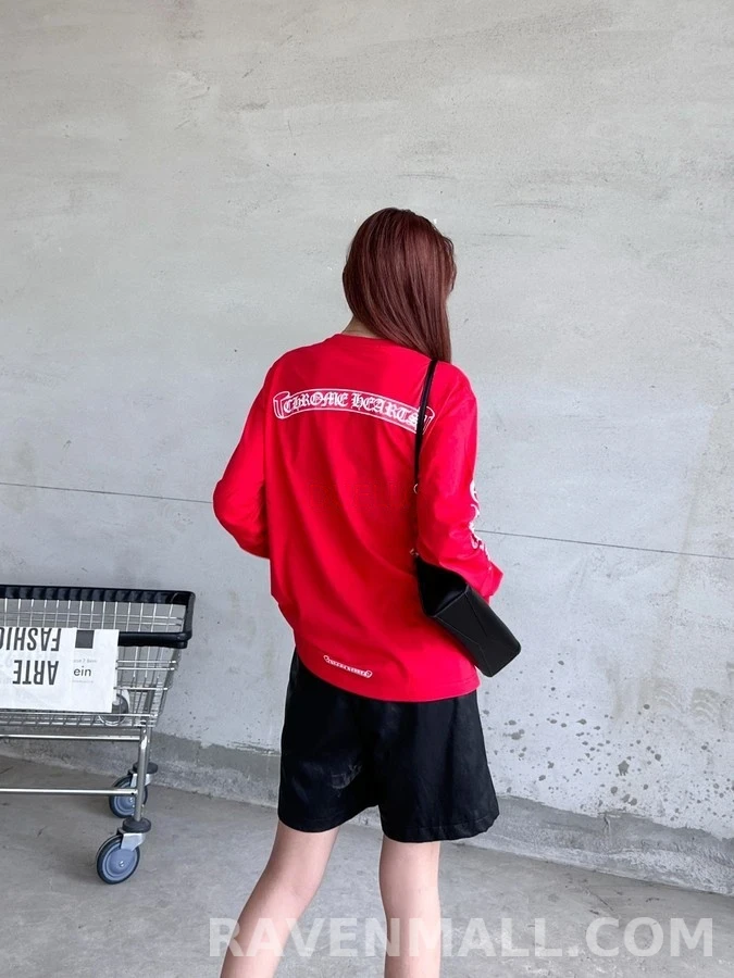 크롬하츠 크롬하츠 레터링 포켓 긴팔 티셔츠 상세 이미지