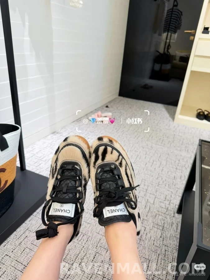 샤넬 샤넬 지브라 패턴 스니커즈 상세 이미지