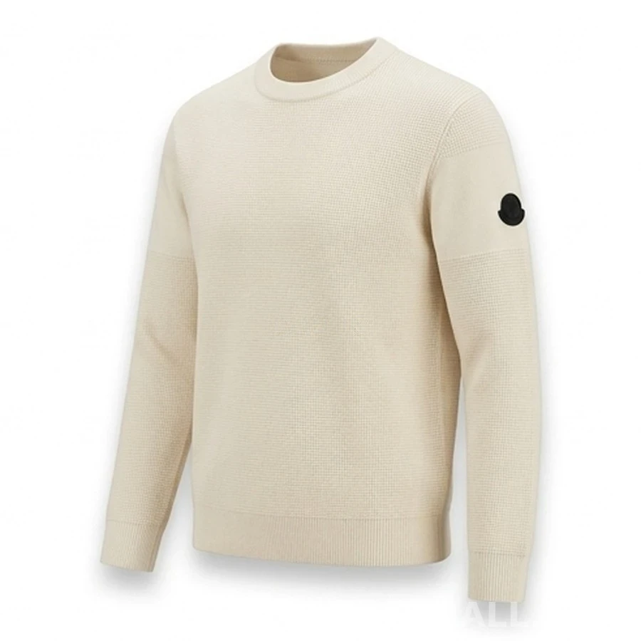 몽클레어 몽클레어 패치 로고 울 니트 상세 이미지