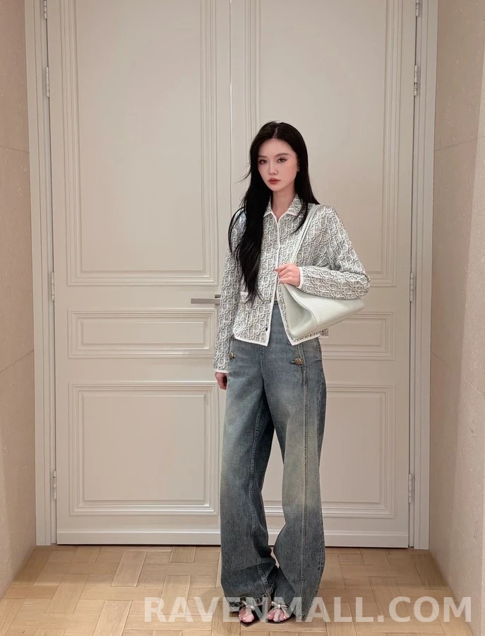디올 디올 오블리크 자카드 니트 가디건 상세 이미지