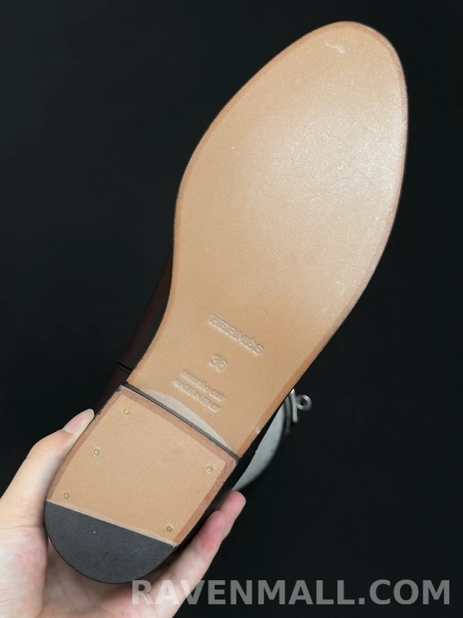 에르메스 에르메스 켈리 버클 캔버스 패널 라이딩 부츠 상세 이미지