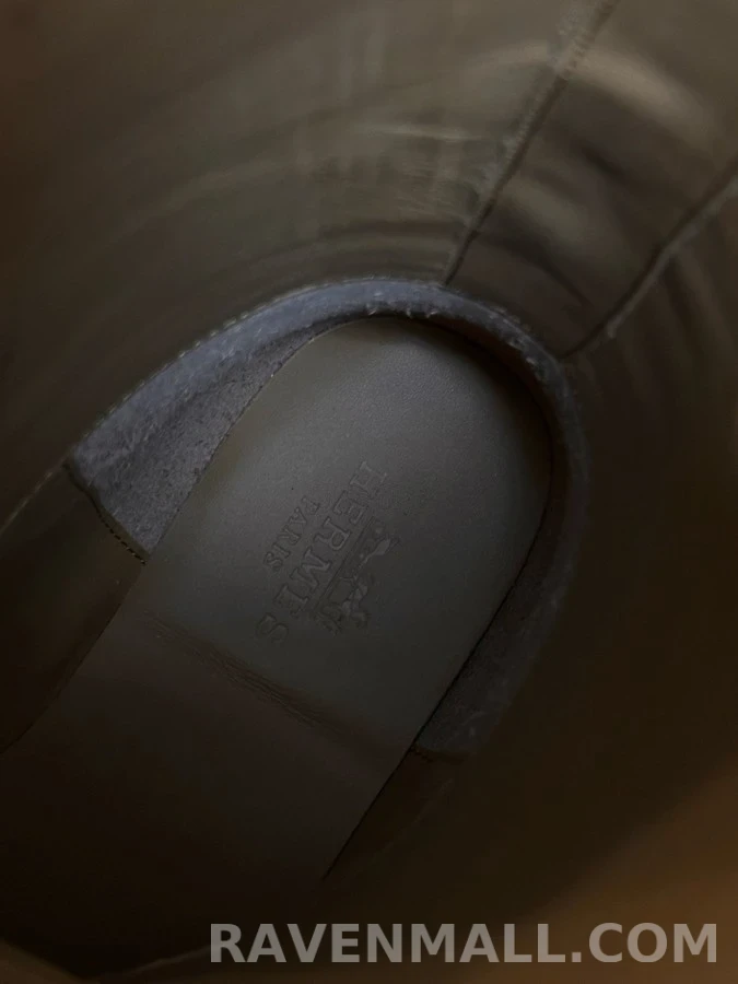 에르메스 에르메스 켈리 버클 캔버스 패널 라이딩 부츠 상세 이미지