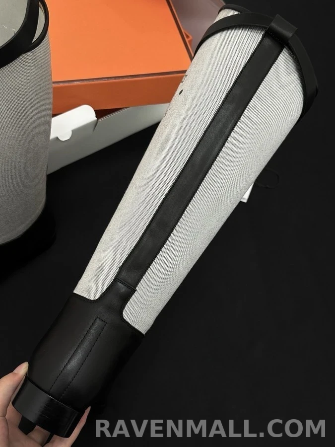 에르메스 에르메스 점핑 켈리 버클 캔버스 롱부츠 상세 이미지