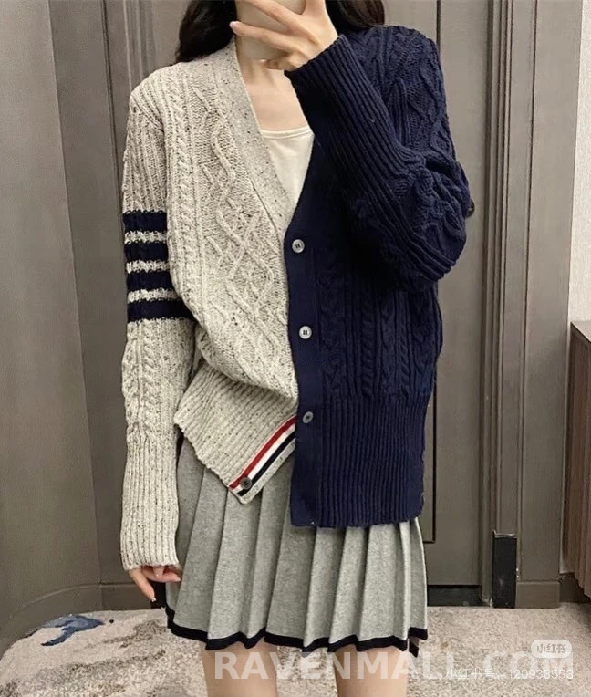 톰브라운 톰브라운 스플릿 4바 케이블 가디건 상세 이미지