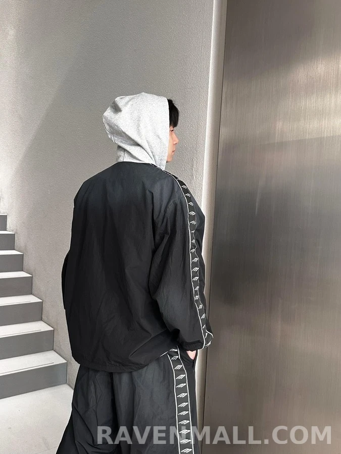 발렌시아가 발렌시아가 BLCG 로고 테이프 후드 자켓 상세 이미지