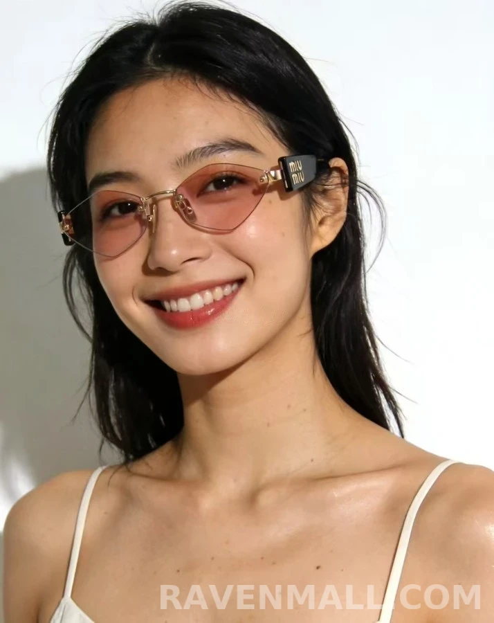 미우미우 미우미우 림리스 다이아몬드 선글라스 상세 이미지