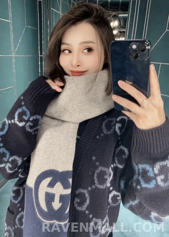 구찌 구찌 인타르시아 니트 가디건 상세 이미지