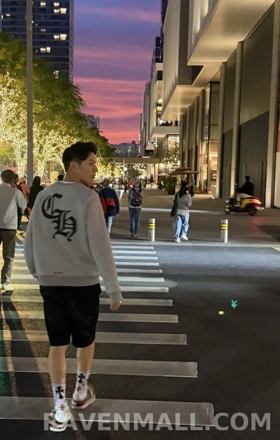 크롬하츠 크롬하츠 CH 로고 자수 맨투맨 상세 이미지
