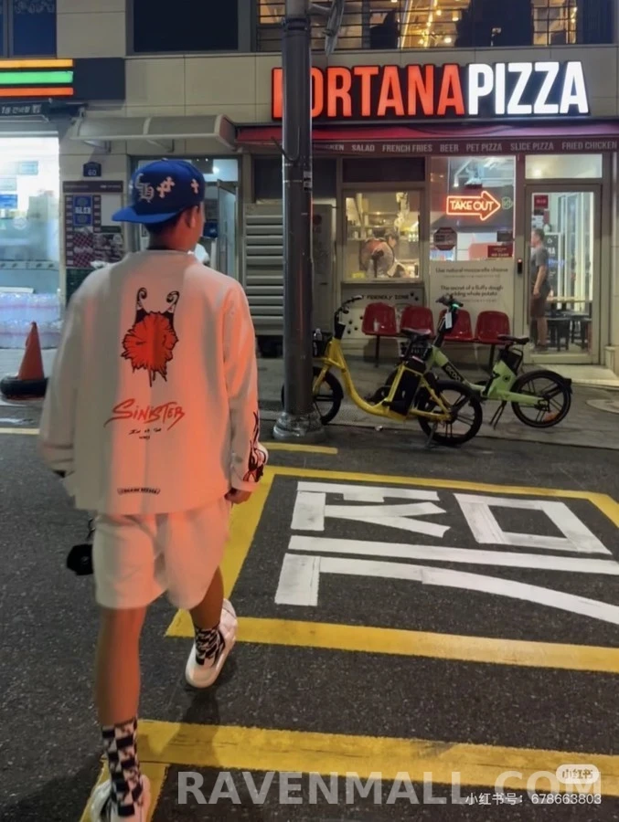 크롬하츠 크롬하츠 매티보이 화염 와플 긴팔 티셔츠 상세 이미지