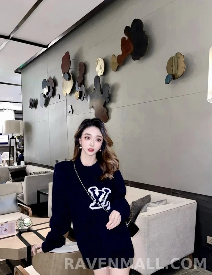 루이비통 루이비통 로고 테디 니트 상세 이미지