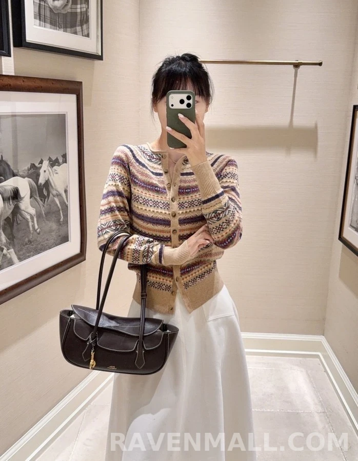 폴로 랄프 로렌 폴로 랄프 로렌 페어 아일 패턴 가디건 상세 이미지