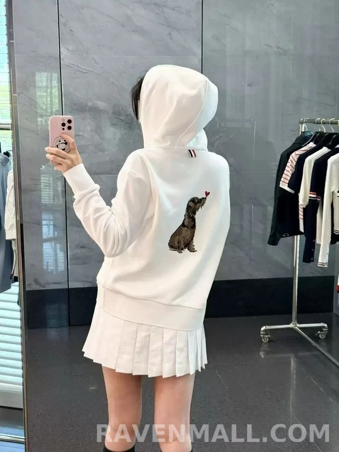 톰브라운 톰브라운 강아지 그래픽 후드 집업 상세 이미지