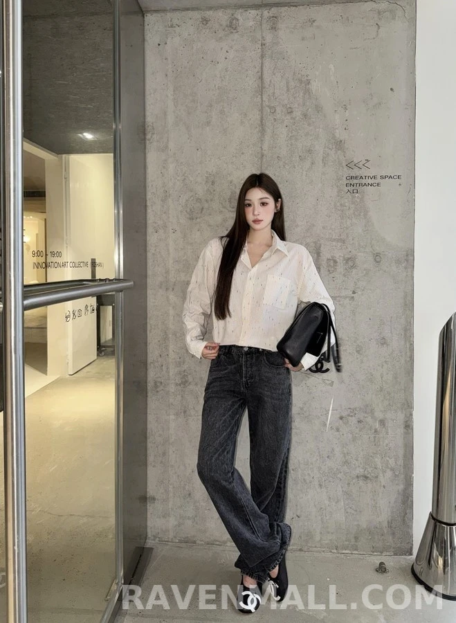샤넬 샤넬 별점무늬 스트라이프 셔츠 상세 이미지