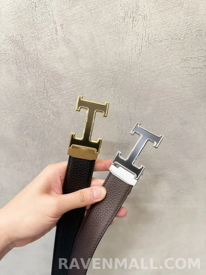 에르메스 에르메스 H 로고 자동 리버서블 벨트 상세 이미지