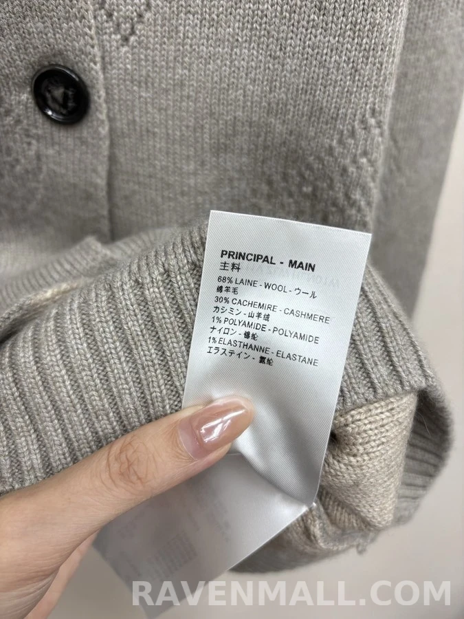 루이비통 루이비통 모노그램 더블 버튼 가디건 상세 이미지