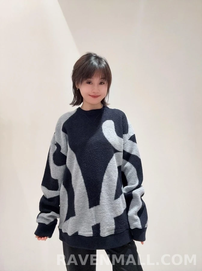 로에베 로에베 아나그램 자카드 니트 상세 이미지