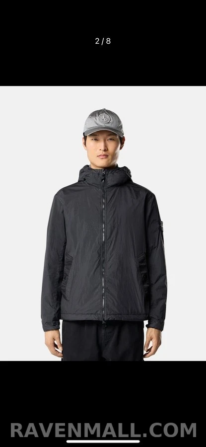 스톤아일랜드 스톤 아일랜드 메탈 나일론 후드 집업 상세 이미지