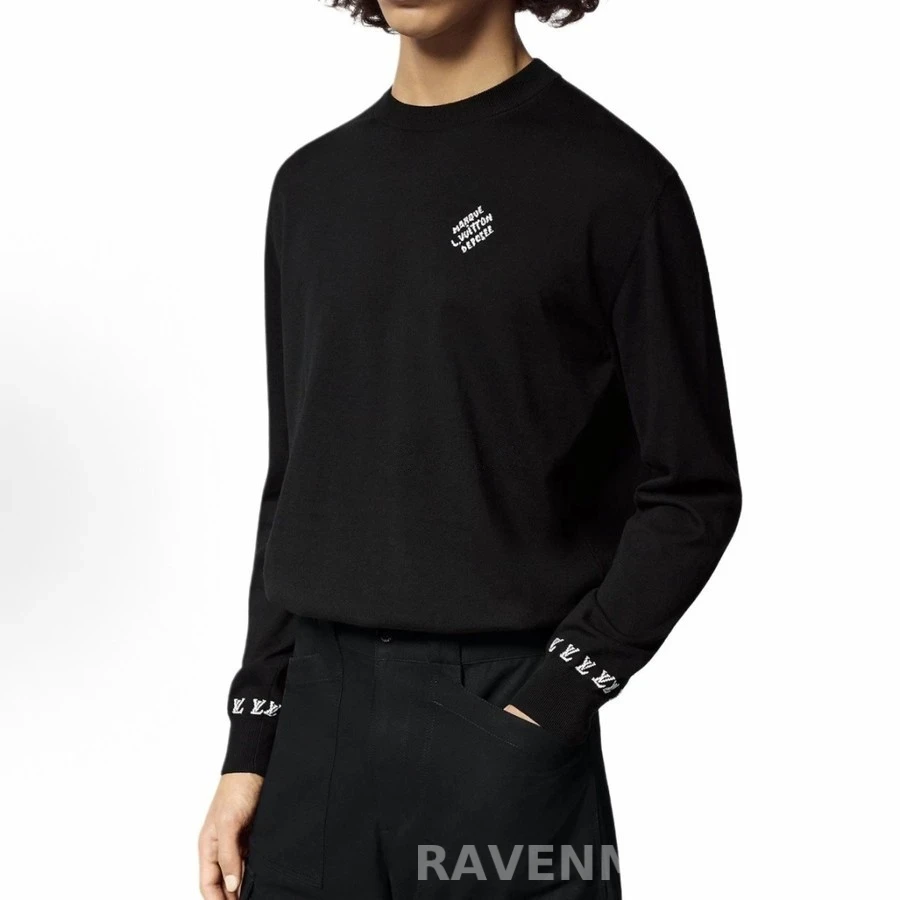 루이비통 루이비통 레터링 모노그램 긴팔 티셔츠 상세 이미지