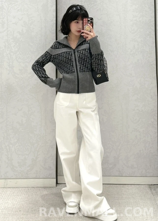 디올 디올 Oblique 스트라이프 양면 가디건 상세 이미지