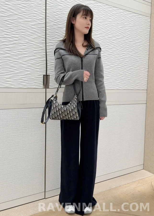 디올 디올 Oblique 스트라이프 양면 가디건 상세 이미지