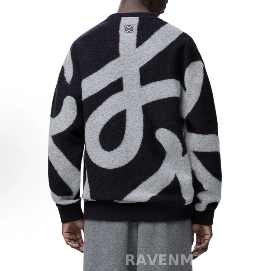 로에베 로에베 아나그램 자카드 긴팔 티셔츠 상세 이미지