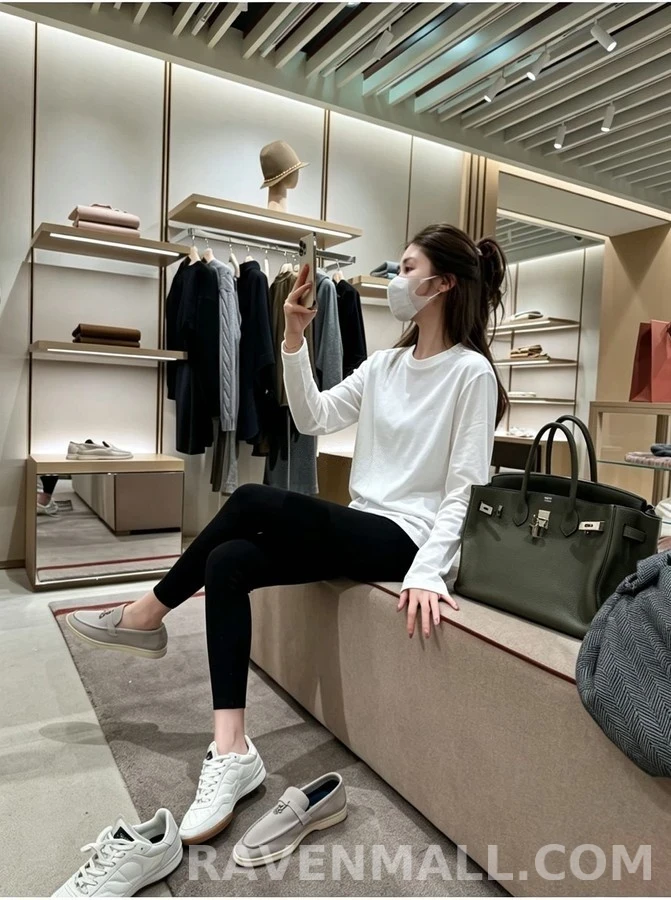 루이비통 루이비통 피마 코튼 긴팔 티셔츠 상세 이미지