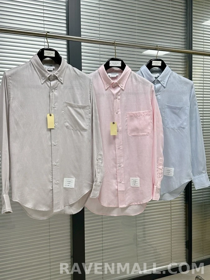 톰브라운 톰브라운 버튼다운 셔츠 상세 이미지