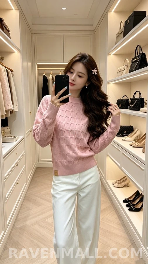 루이비통 루이비통 로프 패턴 니트 스웨터 상세 이미지