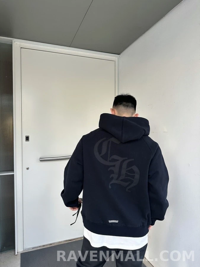 크롬하츠 크롬하츠 크로스 CH 로고 후드티 상세 이미지