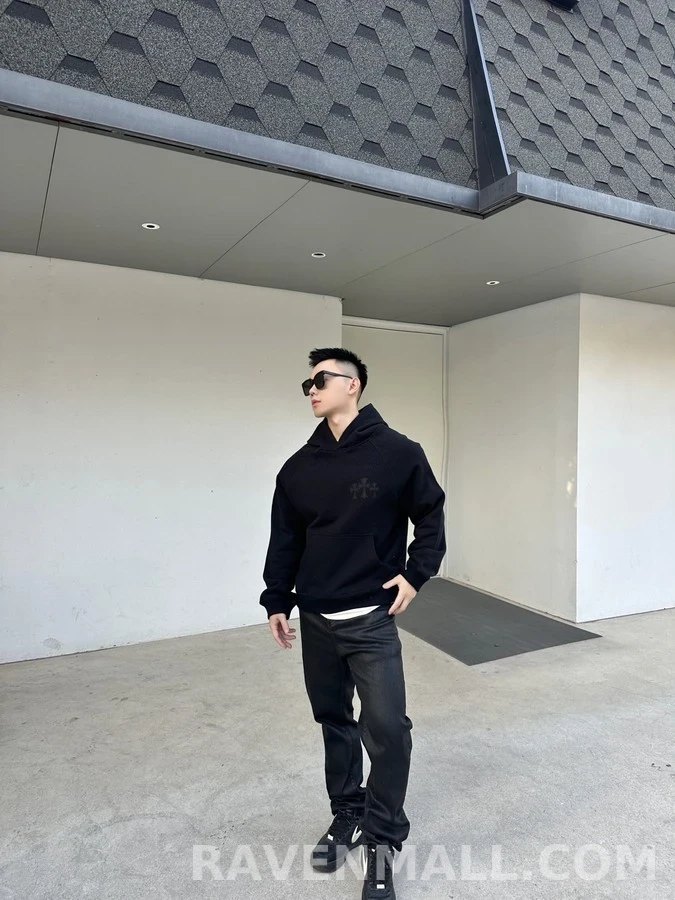 크롬하츠 크롬하츠 크로스 CH 로고 후드티 상세 이미지
