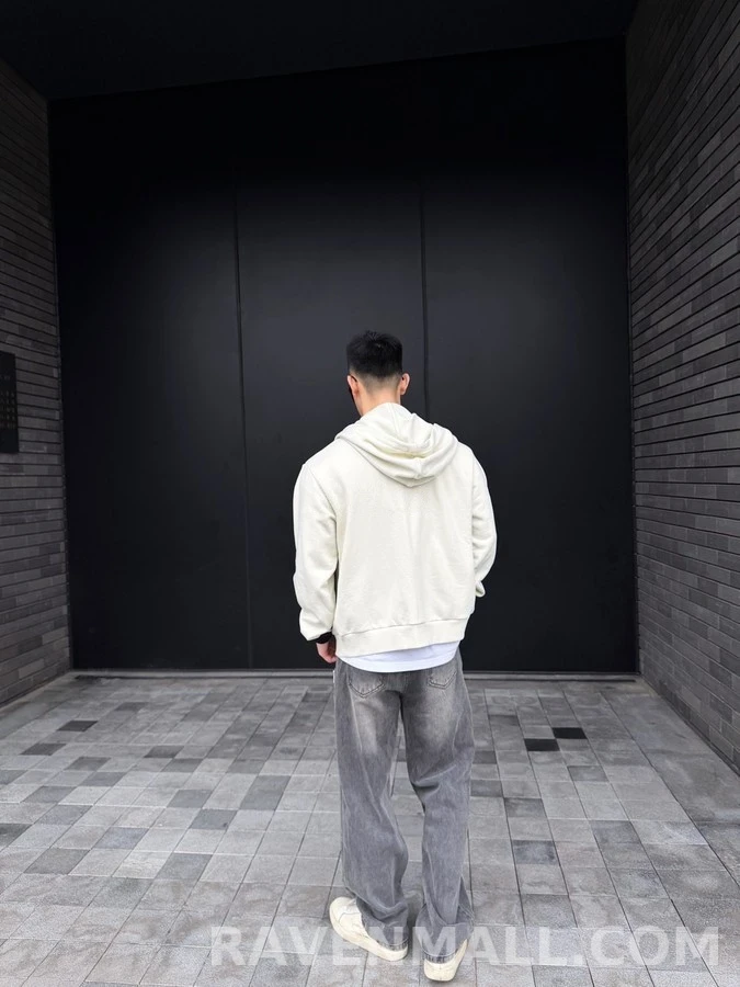 프라다 프라다 복고 휘장 후드 집업 상세 이미지