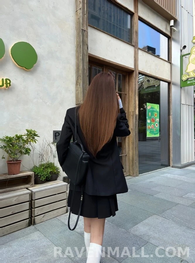 프라다 프라다 더블 브레스트 블레이저 디자인 스트라이프 셔츠 상세 이미지