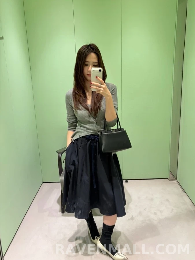 프라다 프라다 립 V넥 가디건 상세 이미지
