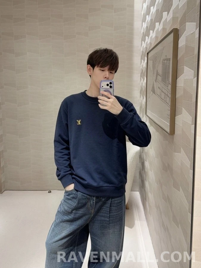 루이비통 루이비통 로고 맨투맨 상세 이미지