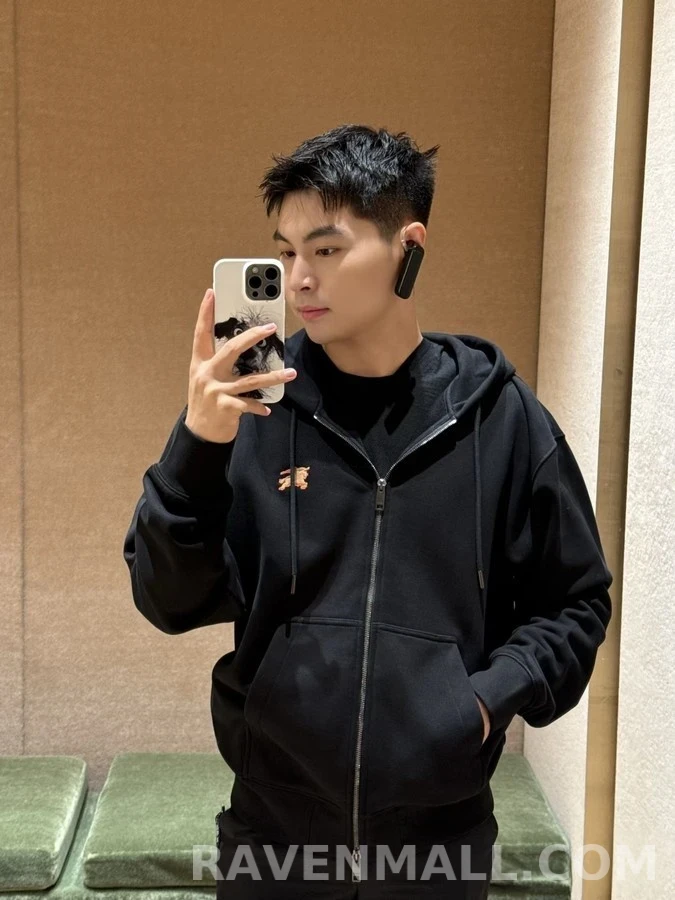 버버리 버버리 마술 기사 자수 후드 집업 상세 이미지