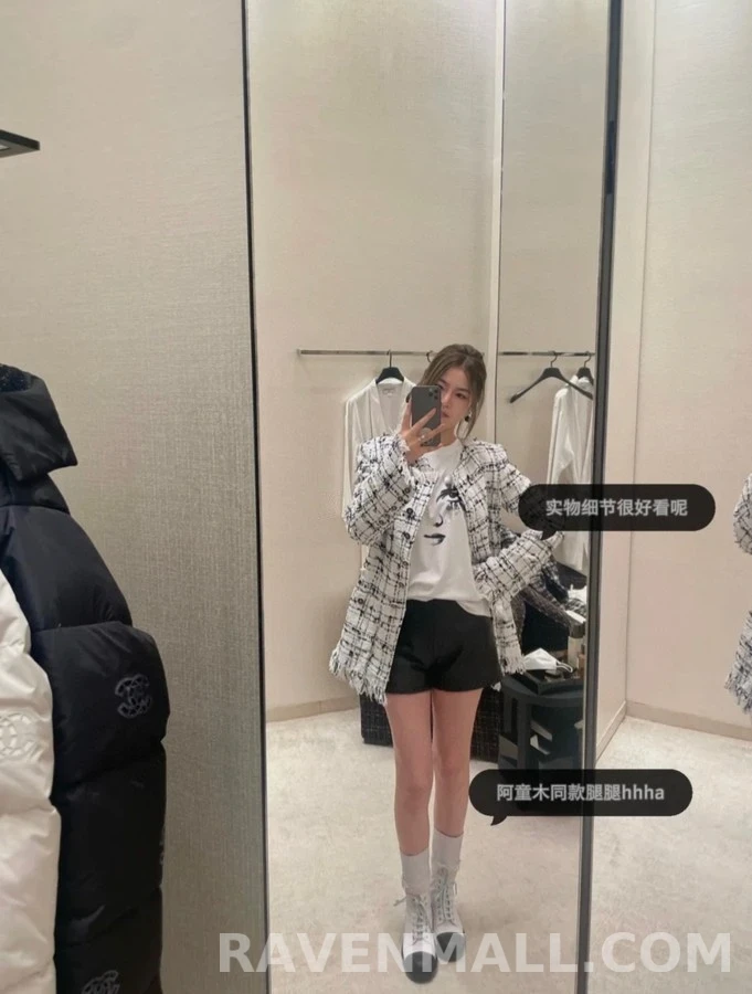 샤넬 샤넬 레터링 캡토 레이스업 부츠 상세 이미지