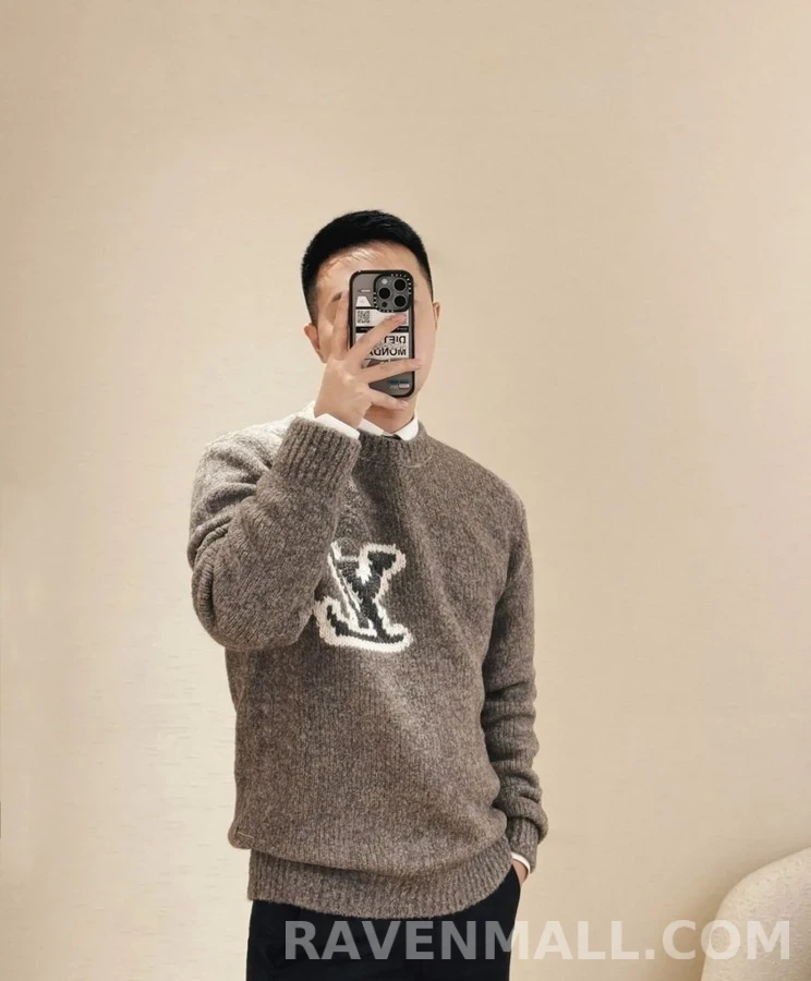 루이비통 루이비통 로고 테디 스웨터 상세 이미지