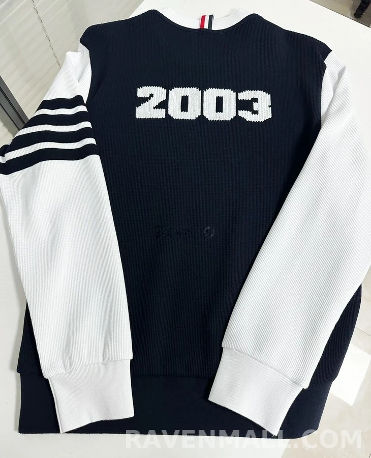 톰브라운 톰브라운 2003 레터링 스트라이프 맨투맨 상세 이미지