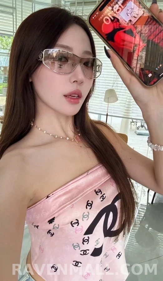 샤넬 샤넬 라인스톤 선글라스 상세 이미지