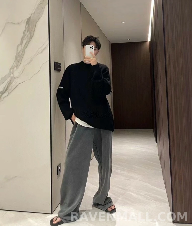 발렌시아가 발렌시아가 슬리브 패치 니트 상세 이미지