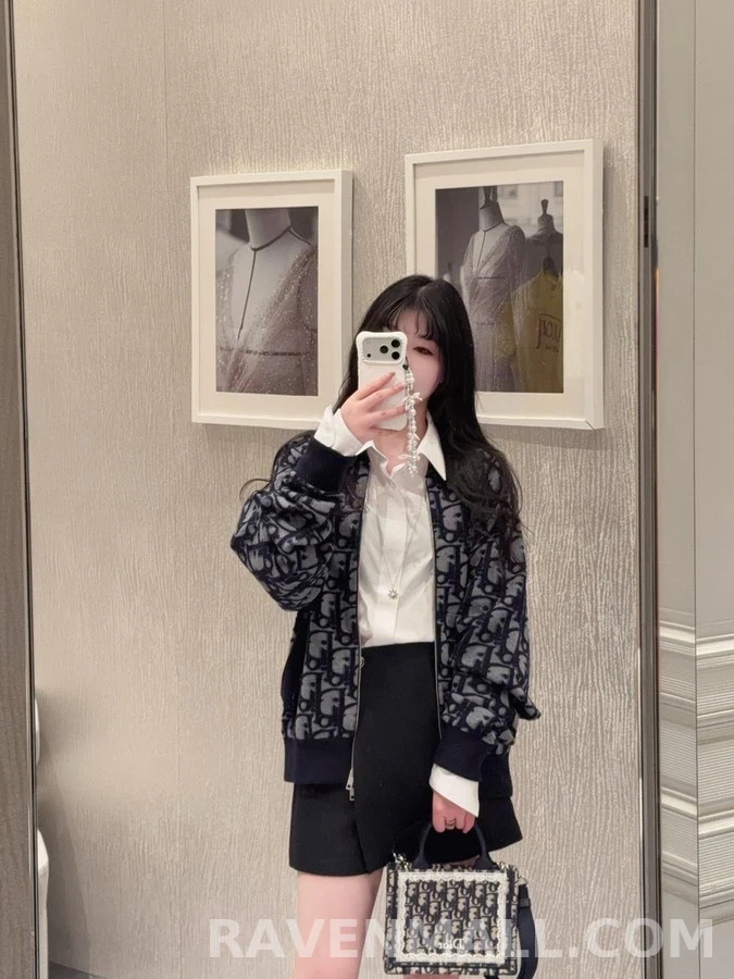 디올 디올 Oblique 자카드 집업 재킷 상세 이미지