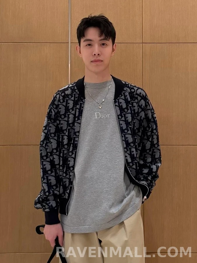 디올 디올 Oblique 자카드 집업 재킷 상세 이미지